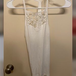 Aeropostale High Rise White Tank Top